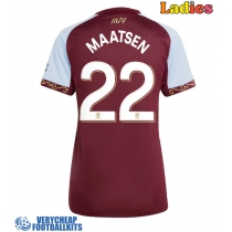 Aston Villa Ian Maatsen #22 Replica Home Shirt Ladies 2025-26 Short Sleeve